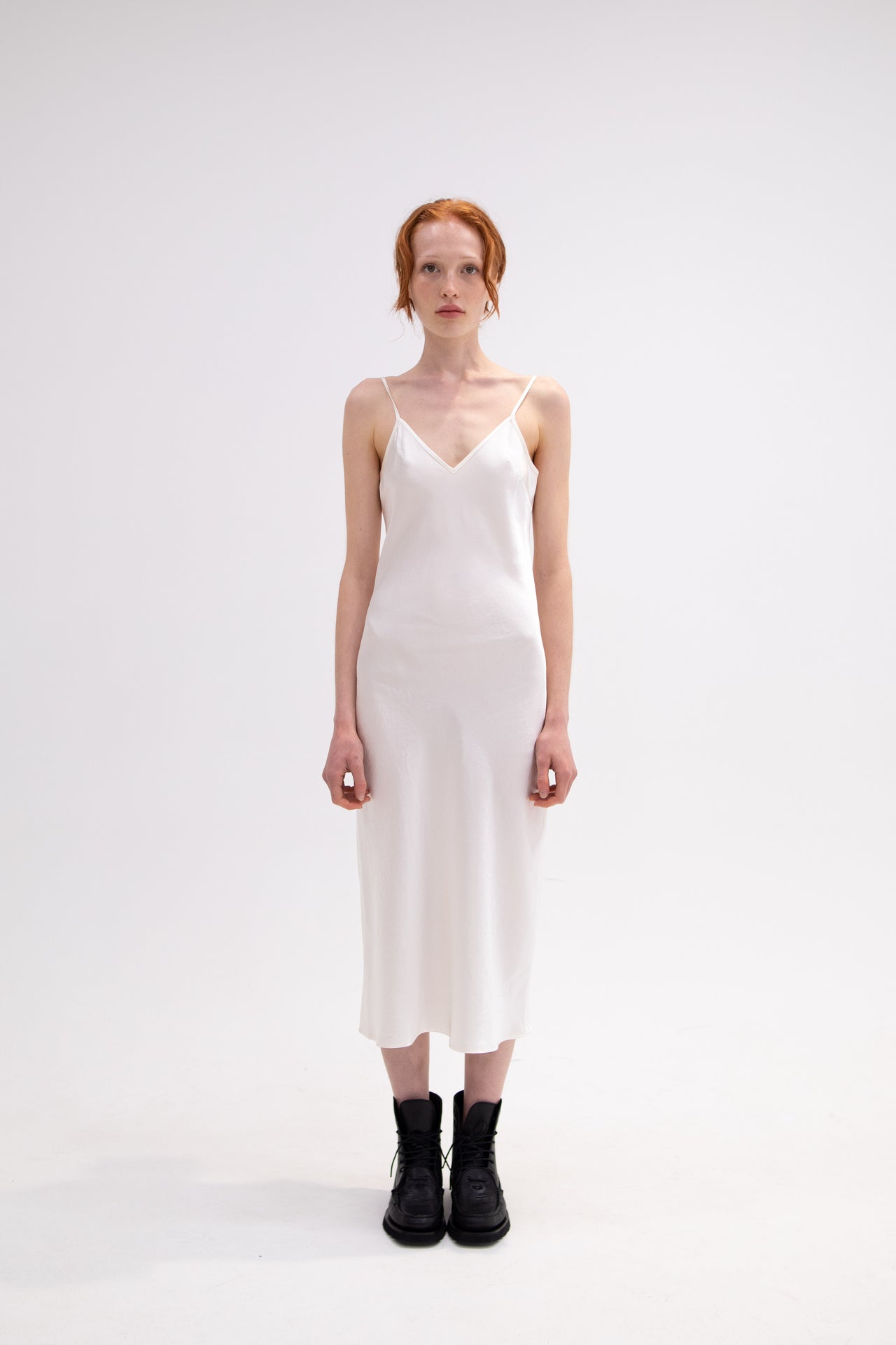 Silky Nina slip for laying underneath wrap, classic slip dress silhouette or wear in its own