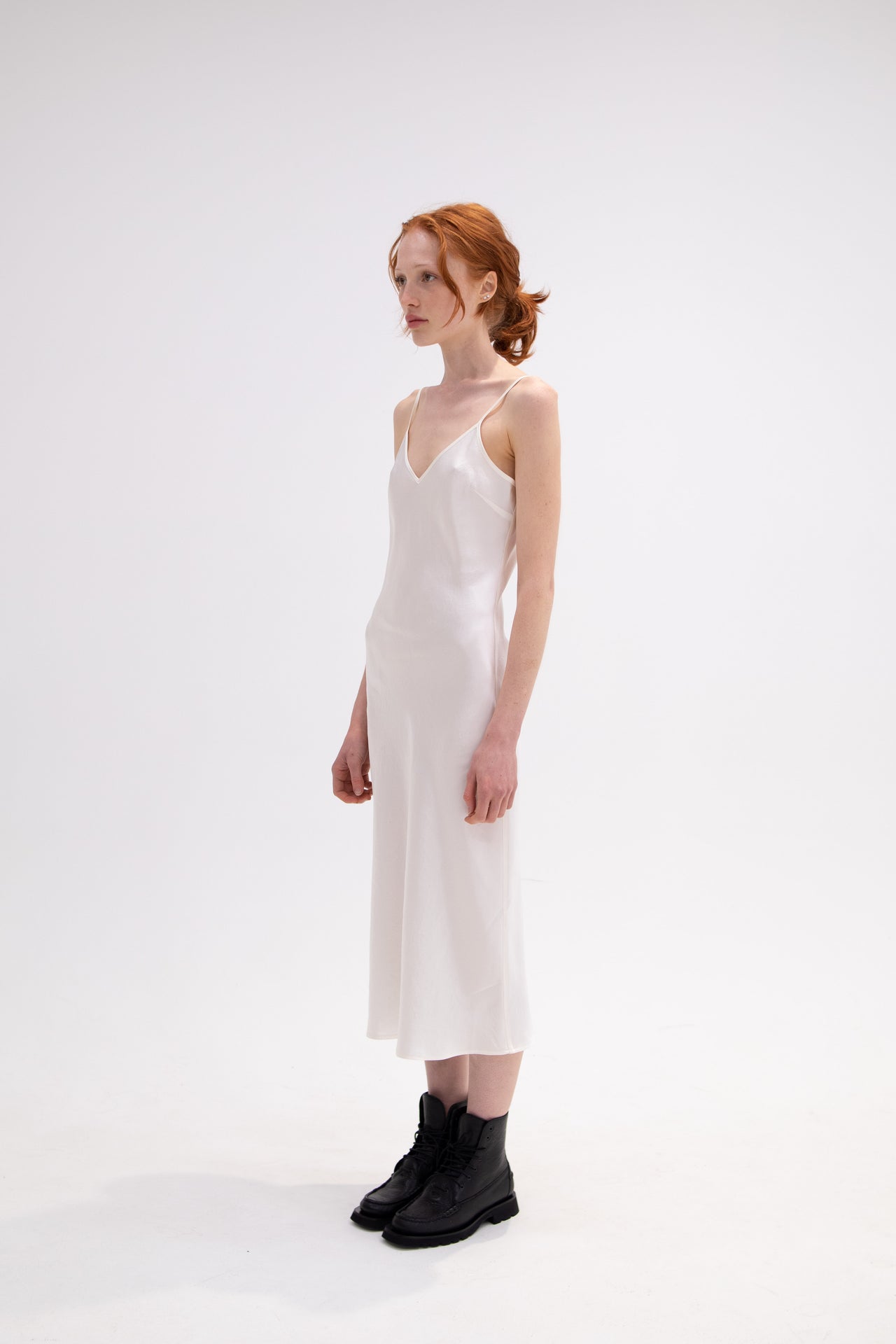 Silky Nina slip for laying underneath wrap, classic slip dress silhouette or wear in its own